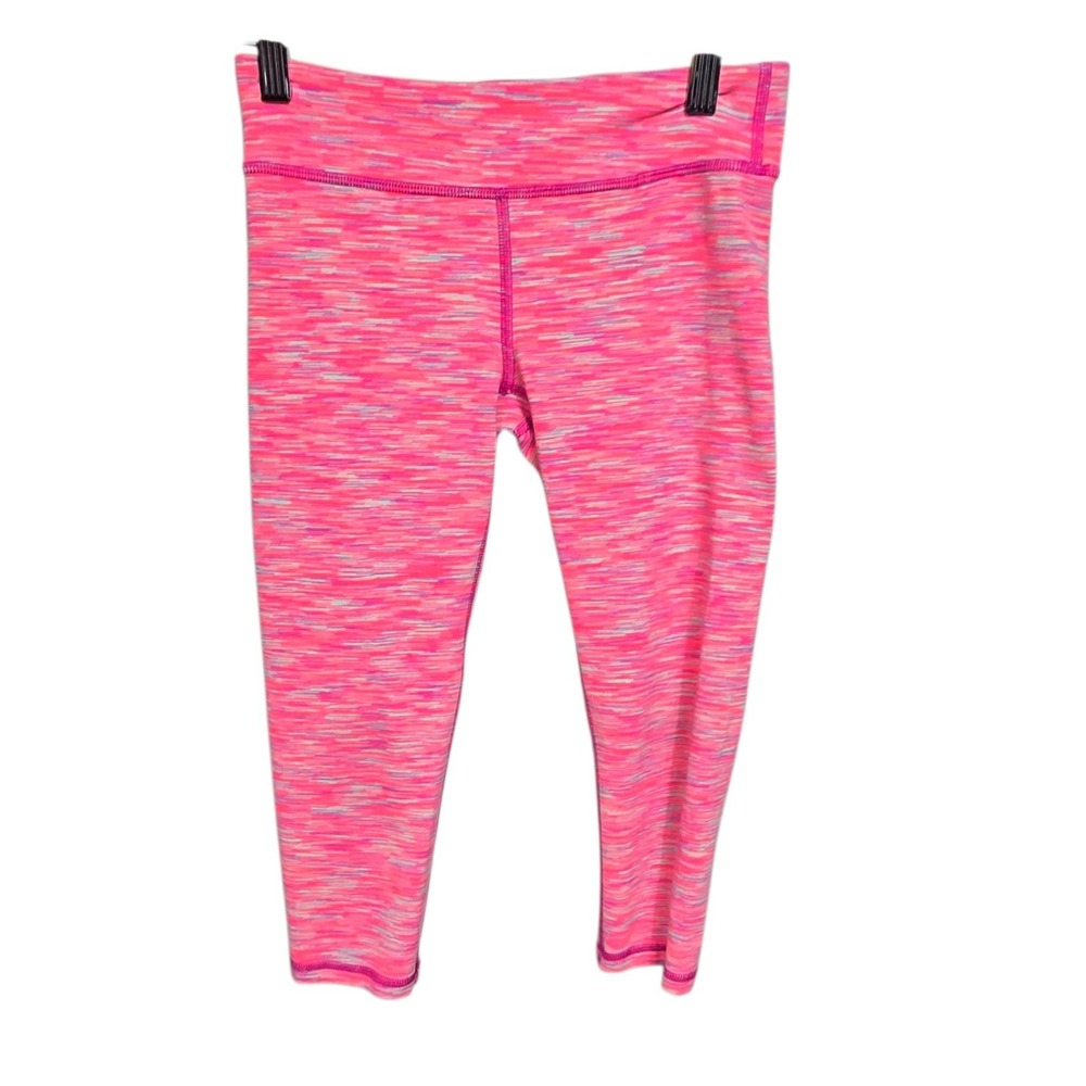 Ivivva by Lululemon Girls Pink Cropped Leggings Size 12 Flaw